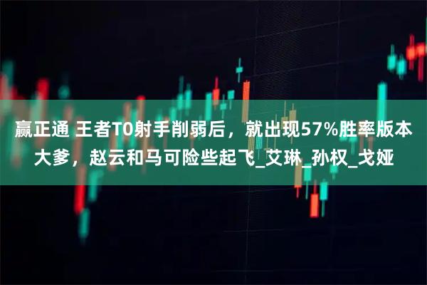 赢正通 王者T0射手削弱后，就出现57%胜率版本大爹，赵云和马可险些起飞_艾琳_孙权_戈娅